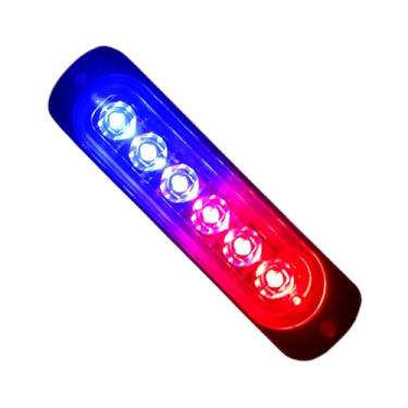 Imagem de Luzes Estroboscópicas para Caminhões, Luzes Intermitentes 6 LED, Peças Auxiliares Automotivas para Ambulância Frota Estrada Barco Motocicleta Rodovia Comercial Bombeiro Reboque