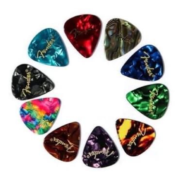 Imagem de Kit 10 Palhetas 0.58mm - Violão Cavaquinho Ukulele