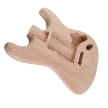Imagem de Guitarra Elétrica Inacabada, Barril de Mogno Diy, Substituição de Corpo de Guitarra Elétrica Profissional Em Branco (GSB09)