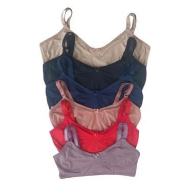 Imagem de Sutia Plus Size Sem Bojo Alça Larga Duplo Reforçada Corforto - INTIMAC