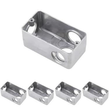 Imagem de 5 Condulete Em Alumínio Sieg 3/4 Múltiplo L S/placa