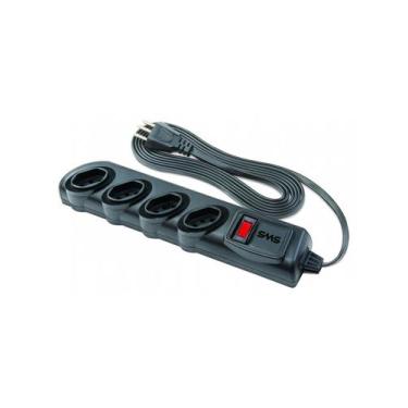 Imagem de Filtro De Linha Bivolt 4 Tomadas 3 Metros - 62329 - SMS