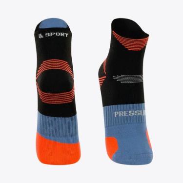 Imagem de Ki 2 Pares de Meias Lupo Running Dry 15424-001, Preto, M