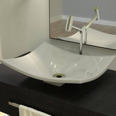 Imagem de Cuba Apoio Folha F44w Colorida Cinza