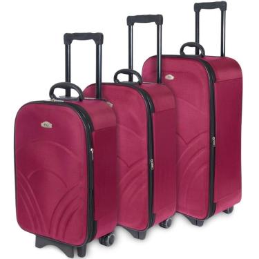 Imagem de Mala De Viagem Expansível Com 3 Peças  Mala P Medida Anac 