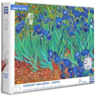 Imagem de Lírios Quebra-Cabeça 500 Peças - Vincent Van Gogh Toyster