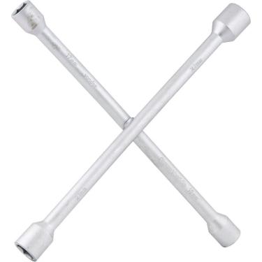 Imagem de Chave De Roda Tipo Cruz 17x19x21x23mm Cromo Vanádio - Vonder