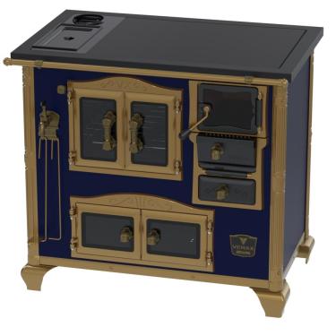 Imagem de Fogao a Lenha Venax n 2 Imperador Premium Caldeira Azul SE