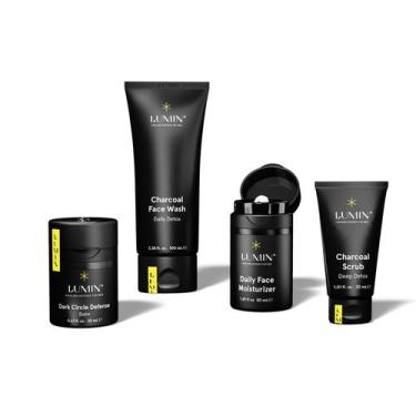 Imagem de Kit de cuidados com a pele, pacote Lumin Class Act para homens com sab