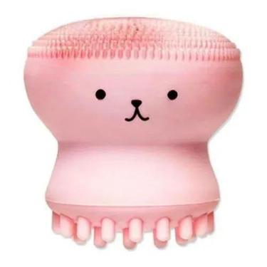 Imagem de Esponja De Silicone Limpeza Facial Esfoliante Formato Polvo - MKB