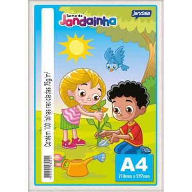 Imagem de Papel sulfite A4 Jandainha reciclado 75g 100 folhas - Jandaia