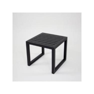 Imagem de Mesa Lateral Itapema Tampo Ripado - Aluminatto