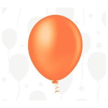 Imagem de BALÃO LISO REDONDO - PIC PIC Nº 08 - LARANJA - Pacote com 50 unidades