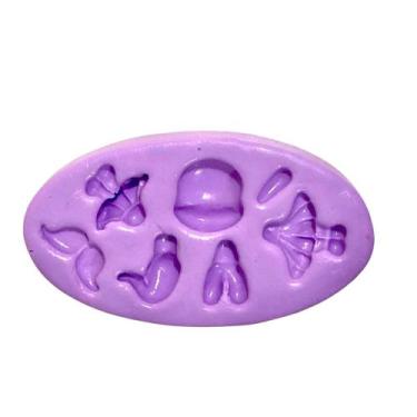 Imagem de F1290 molde de silicone princesas confeitaria biscuit - confeitaria do