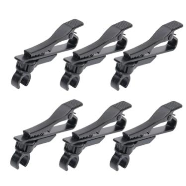 Imagem de Yunseity Clipe de Microfone de Colarinho de Metal, Pinça de Microfone Lavalier Universal Com Colarinho de Colarinho, Clipe, Gravata, para Gravação de Videoconferência, Ensino (6pcs)