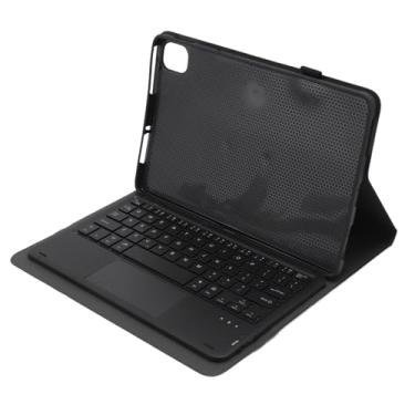 Imagem de Luocute Caixa de Transporte do Teclado Com Suporte de Caneta Colorida Iluminada por Trás do Teclado Sem Fio Bluetooth para Xaomi Mi Pad 5 5 Pro 11 Polegadas (Preto)