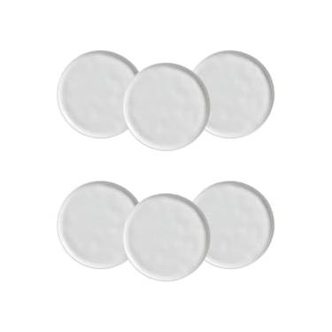 Imagem de Conjunto de Pratos Rasos Porto Brasil Bio New White 27,5cm – 6 Peças