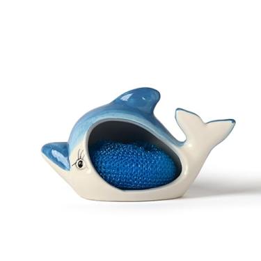 Imagem de Suporte de esponja decorativo para pia de cozinha (Dolfin)