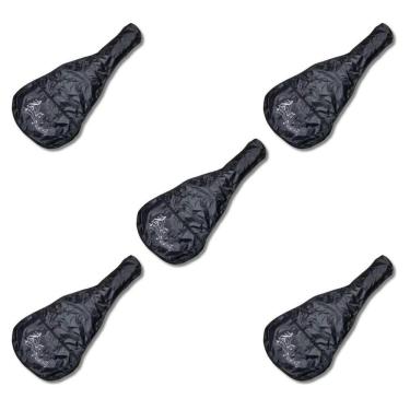 Imagem de Kit 5 Bag Violão Clássico 4/4 Impermeável Notas Andaluz