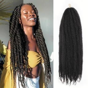 Imagem de Marley Twist Braiding Hair Vustbeauty, 30 cm de comprimento, 8 pacotes