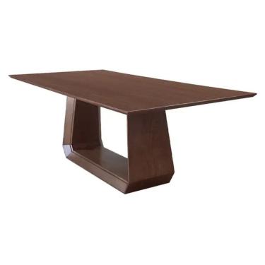 Imagem de Mesa de Jantar 8 a 10 Lugares Tampo de Madeira Laminada Luna Ceval