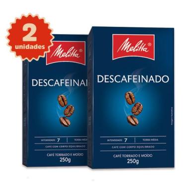 Imagem de Kit Café Melitta Descafeinado - 2 Unidades 250g