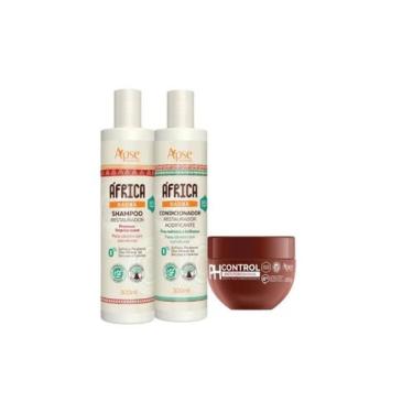 Imagem de Kit Apse Baobá Africa Anti Porosidade Sh Cond Ph Control 300g