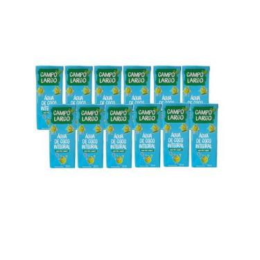Imagem de Kit 12x Água de Coco Integral Caixinha 200ml Campo Largo