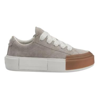 Imagem de Tênis Converse All Star Plataforma Ox - Cano Baixo, Casual, Dia a dia, Moda, Original. (Camurça Bege, BR, Adulto, Numérico, 36)