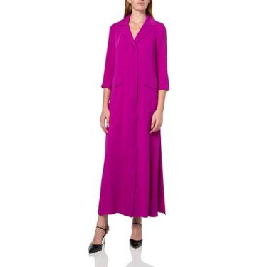 Imagem de Trina Turk Vestido longo feminino de manga comprida, Gerânio, M