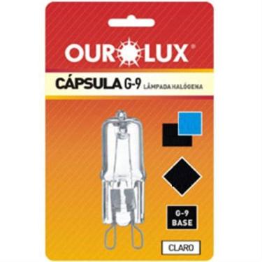 Imagem de Lampada Halogena Ouropin G9 60w 127v Clara - 01326 - Ourolux Lamp.halogena Ouropin G9 60w 127v Clara 01326