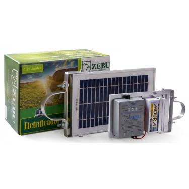 Imagem de Bi Eletrificador Solar Bateria Integrada Zebu Zs20 20Km Choque Cerca Eletrica