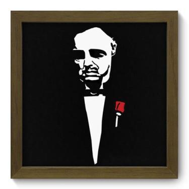 Imagem de Quadro Decorativo - Poderoso Chefão - 22cm x 22cm - 013qdhm - Allodi