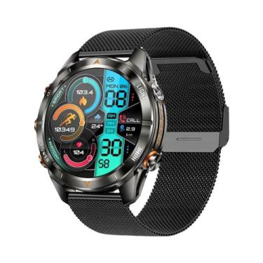 Imagem de Relógio Inteligente Militar Masculino 10ATM À Prova D'Água Tela AMOLED