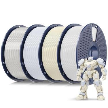 Imagem de Filamento de impressora 3D SUNLU PLA 1,75 mm  0,02 mm Pacote de 4 kg