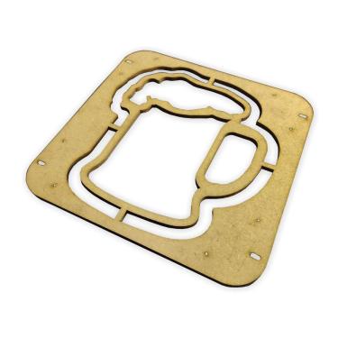 Imagem de Gabarito Guia Tupia Fabricar Petisqueira Caneca Chopp
