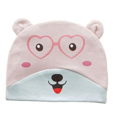 Imagem de Gorro Fantasia Para Bebê 17x14cm Cachorro Rosa