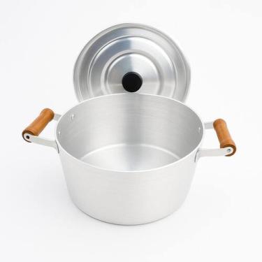 Imagem de Jogo Panela Grande Nº 28 30 32 Uso Doméstico Profissional - Alumínio F