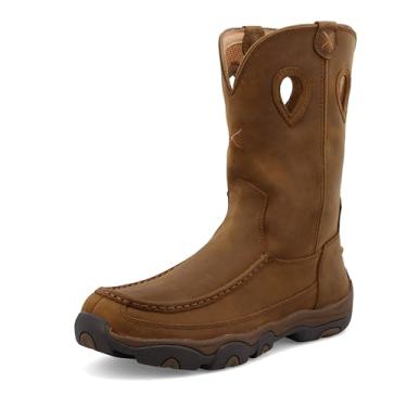 Imagem de Twisted X Mhkb002 masculina, Sela e sela envelhecida, 45