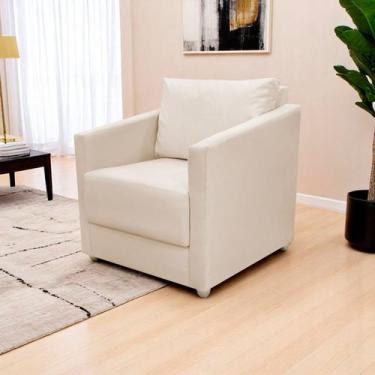 Imagem de Poltrona Decorativa Para Sala Recepção Manicure Consultório Celine Sue