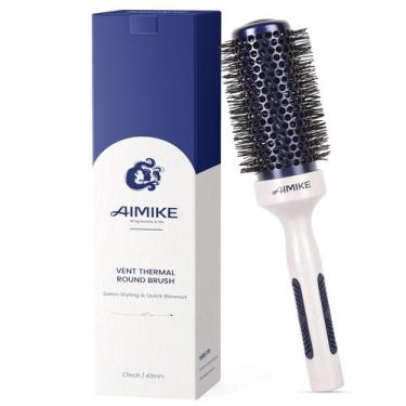 Imagem de Escova redonda AIMIKE Nano Ionic Ceramic para secagem por sopro