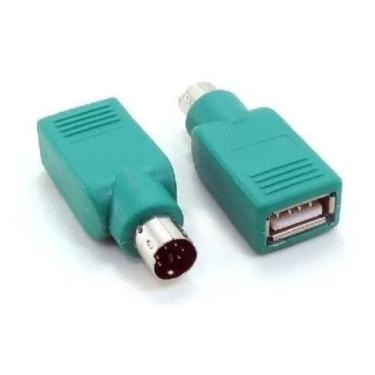 Imagem de Adaptador Usb Fêmea X Ps2 Macho Para Mouse Ou Teclado Mini-din
