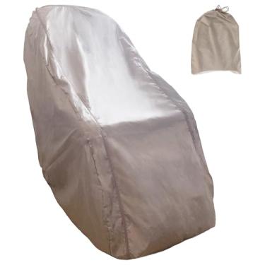 Imagem de Capa para cadeira de massagem, tecido Oxford, protetor de cadeira de massagem, à prova de poeira, capa reclinável à prova d'água, protetor de sofá com bolsa de armazenamento, portátil, adequado para