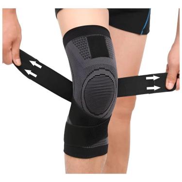 Imagem de Joelheira De Compressão Alívio Dor No Joelho Ajustável Cros
