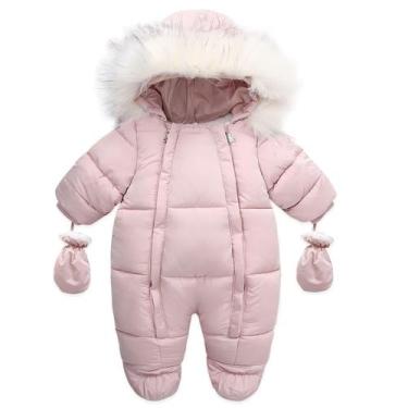 Imagem de Jaqueta Snowsuit CYTAFE Baby Girl Boy Down, macacão de 12 a 18 meses
