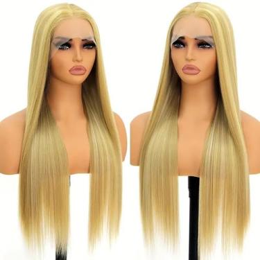 Imagem de Perucas GIANNAY Highlight Honey Blonde Lace Front 66cm
