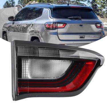 Imagem de YEQSHNG Conjunto de luz traseira interna tipo LED compatível com Jeep Compass 2022-2024 Lâmpada traseira lado esquerdo do motorista 68461574AA