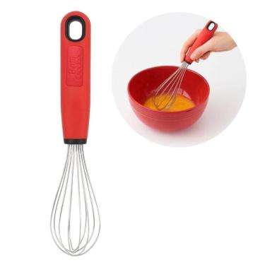 Imagem de Fouet Batedor de Ovos Inox e Silicone com Alça Betty Crocker