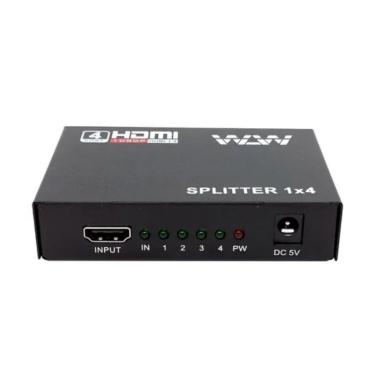 Imagem de Splitter 1x4 Adaptador Hdmi 3d 1080p Ver.1.4