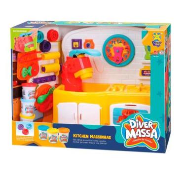 Imagem de Massa de Modelar Divertoys Kitchen com Máquina de Massinha, Unica